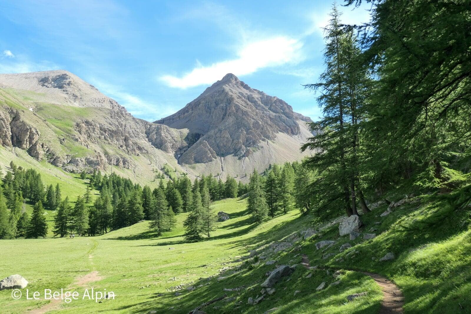 Mont Pelat par le lac d'Allos (Alpes - 3050M)